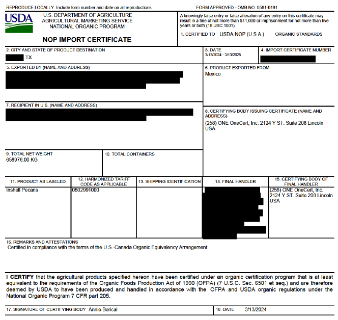 Navigating the New USDA Organic Import Rules: What You Need to Know