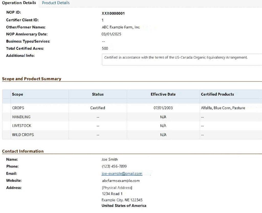 OneCert's Public Contact Reporting to the OID